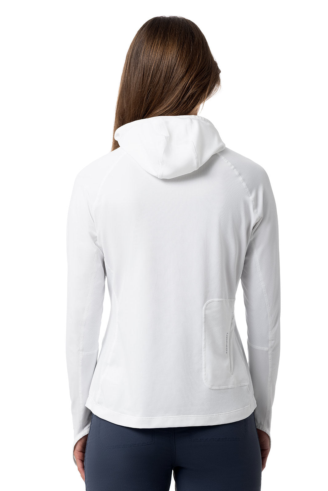 Women's Vented Paros Fishing Hoodie | White