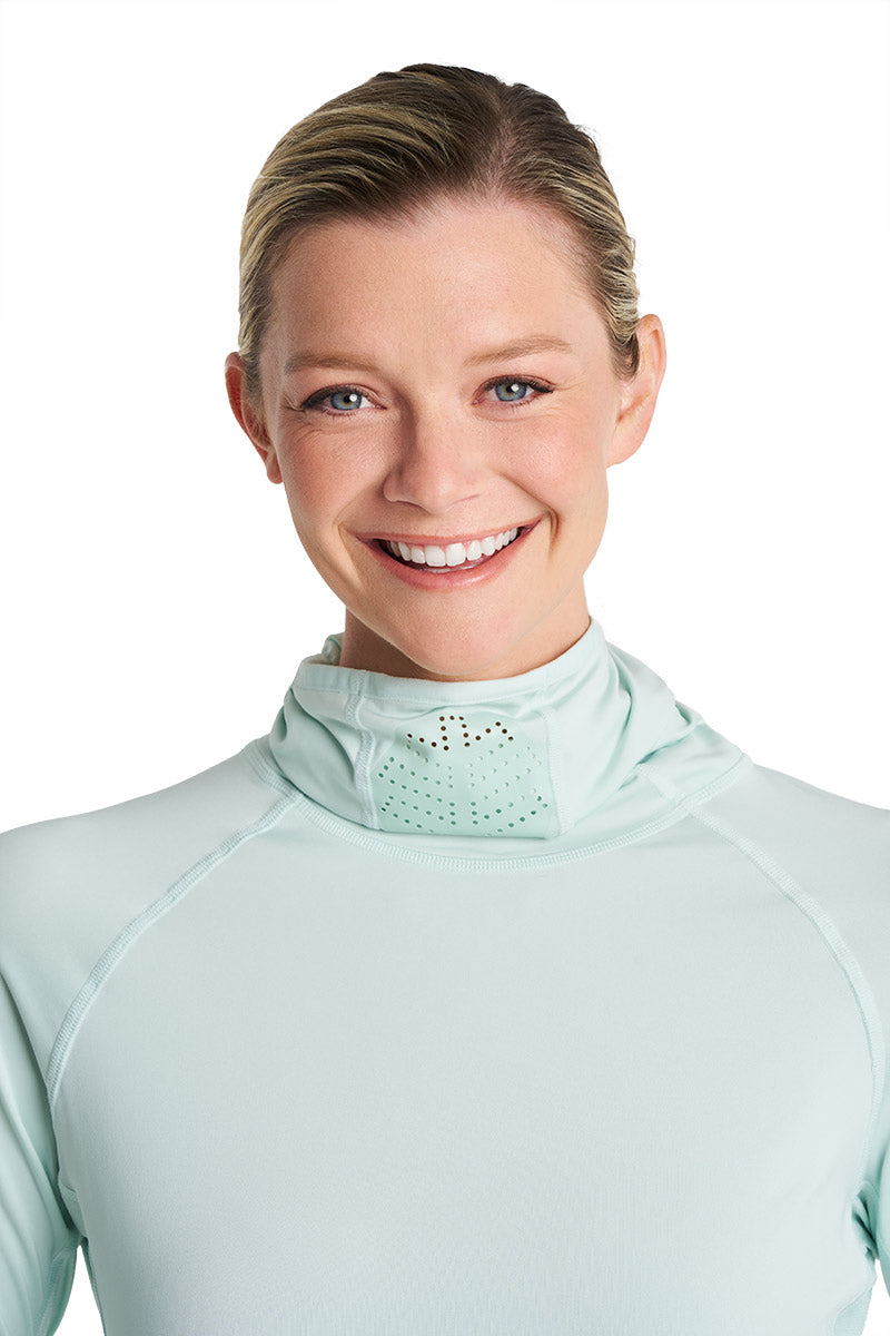 Women's Vented Paros Sailing Hoodie | Misty Aqua
