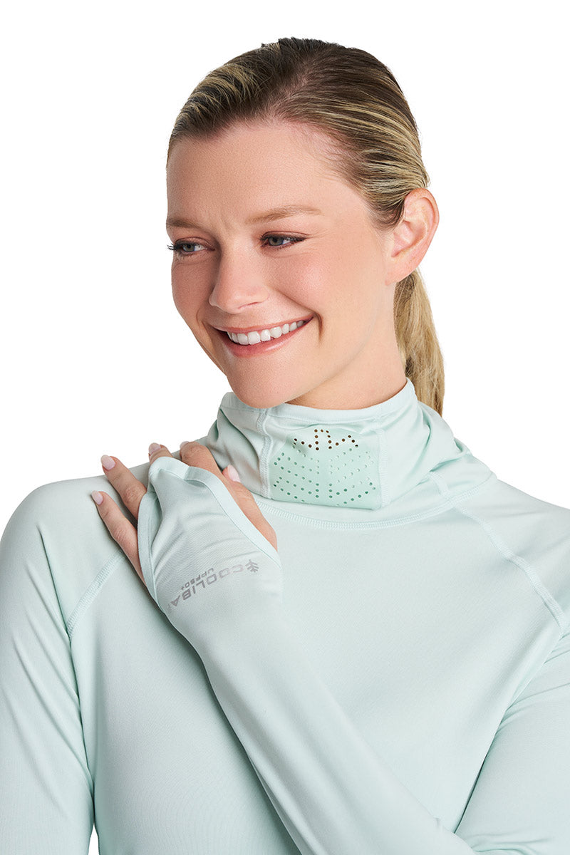 Women's Vented Paros Sailing Hoodie | Misty Aqua