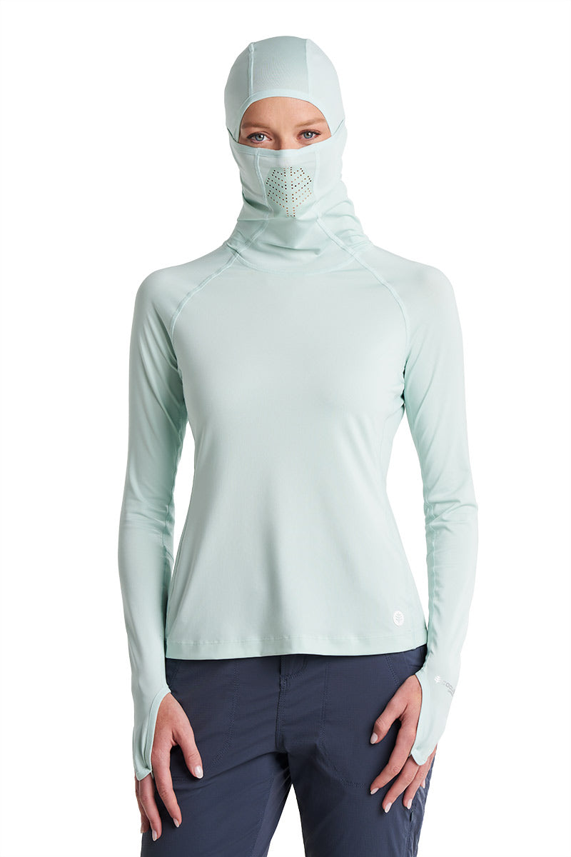 Women's Vented Paros Sailing Hoodie | Misty Aqua