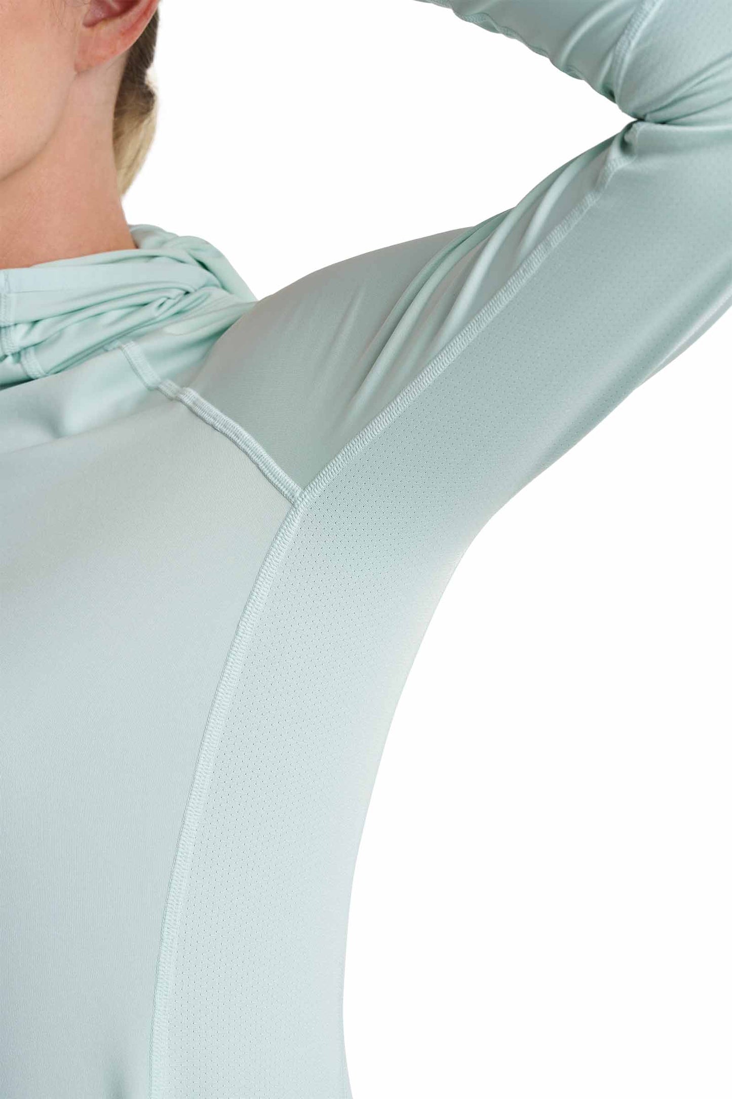 Women's Vented Paros Sailing Hoodie | Misty Aqua