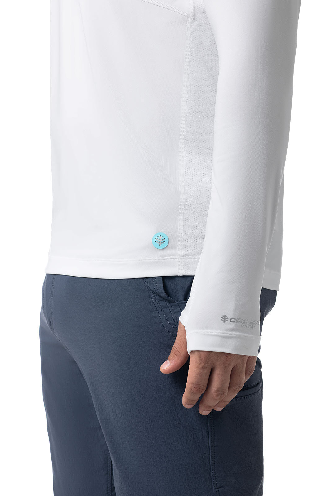 Men's Vented Andros Fishing T-Shirt | White