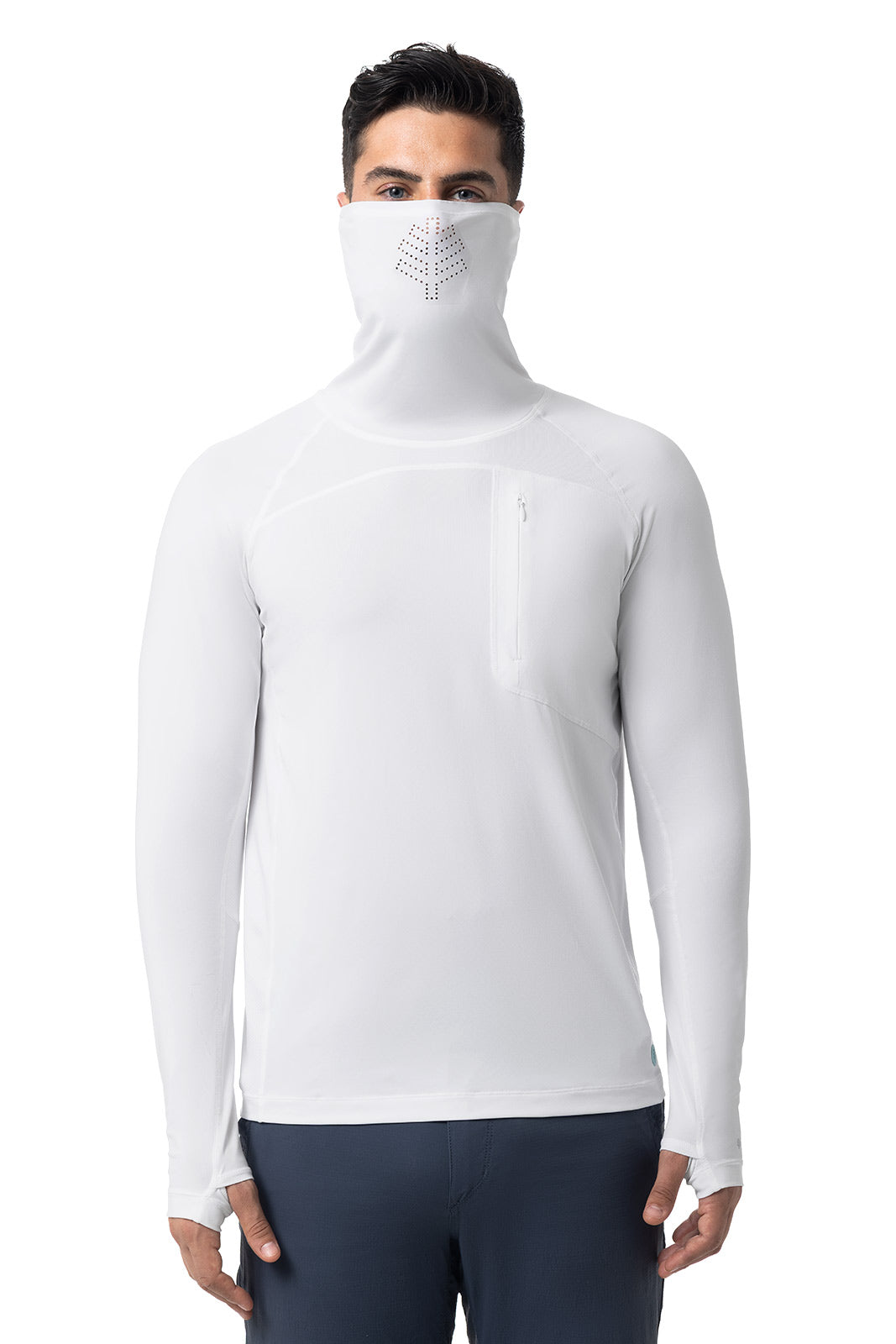Men's Vented Andros Fishing T-Shirt | White