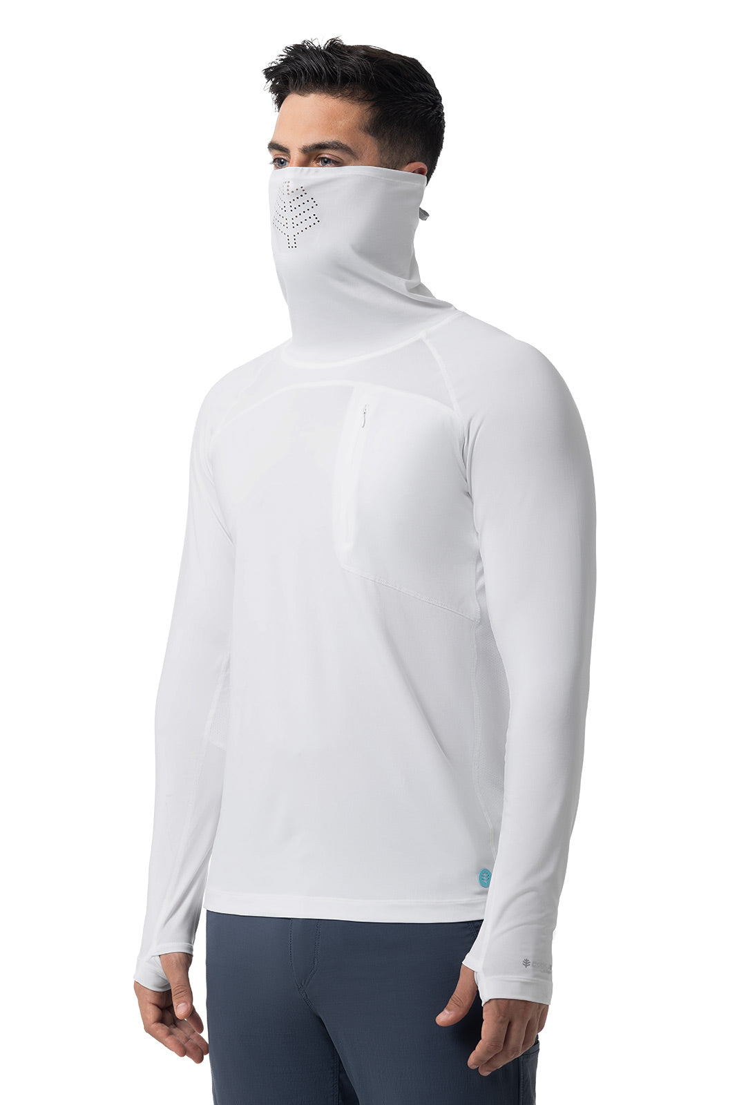 Men's Vented Andros Fishing T-Shirt | White