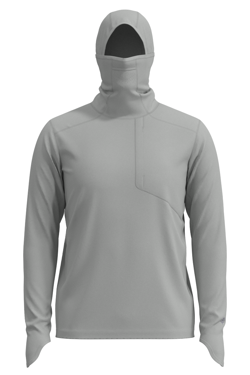 Men's Andros Fishing Fishing Hoodie | Sleek Grey