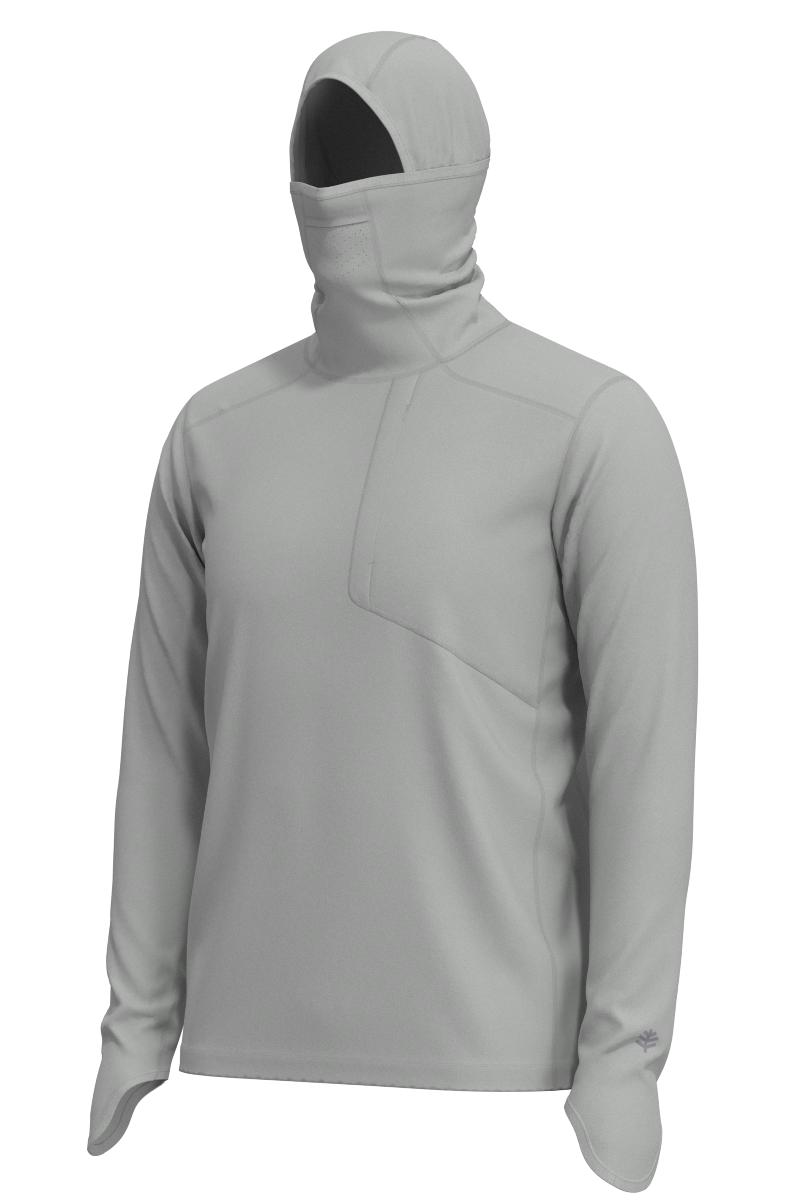 Men's Andros Fishing Fishing Hoodie | Sleek Grey