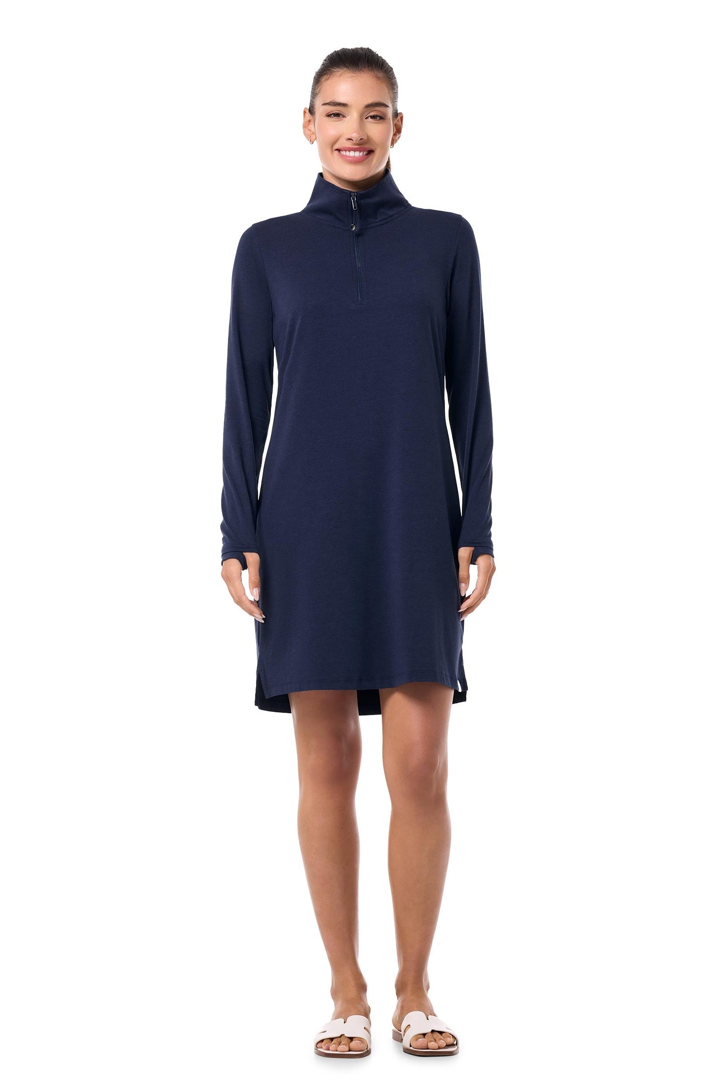Women's Sarasota Quarter-Zip Dress | Navy