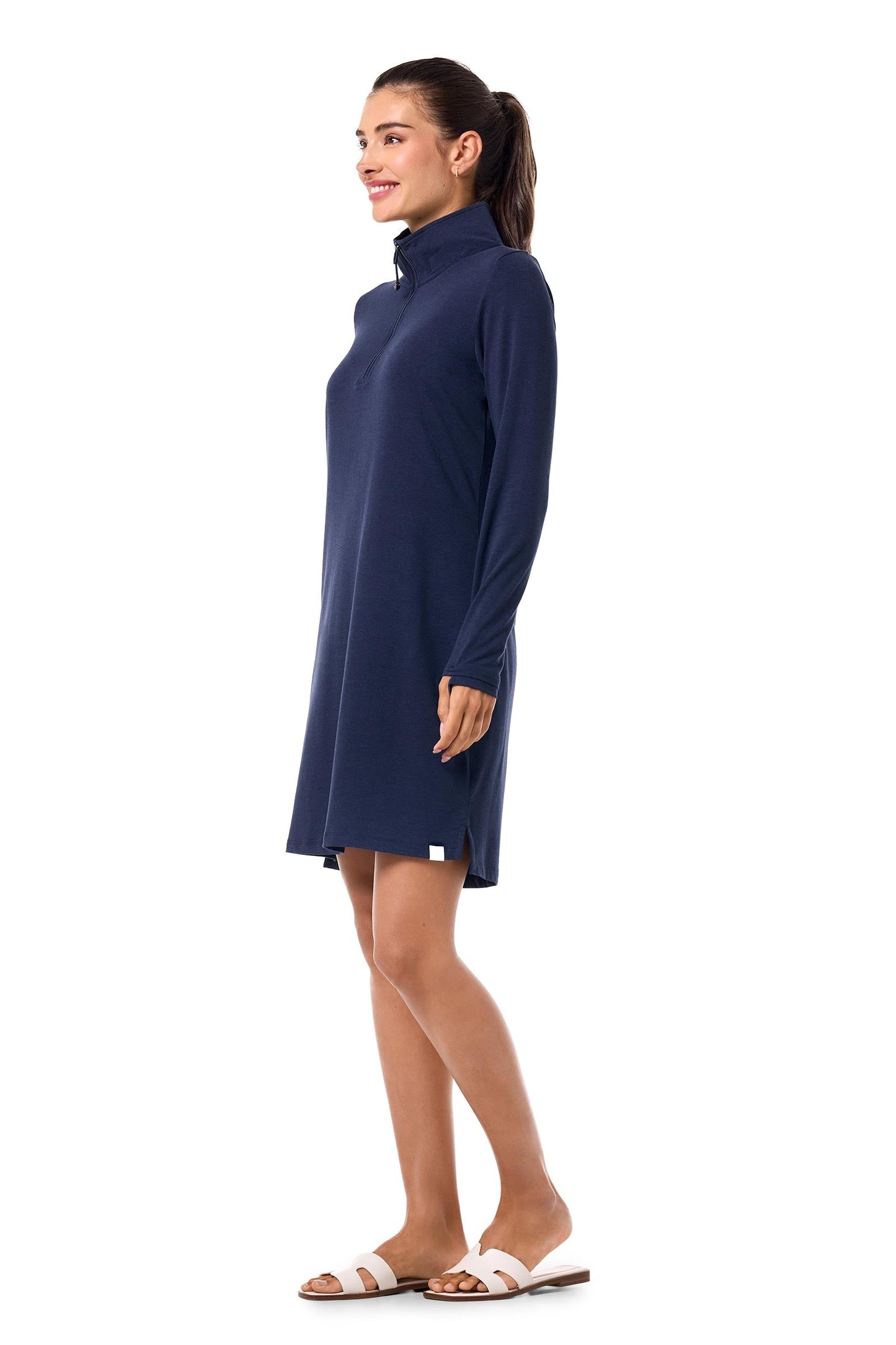Women's Sarasota Quarter-Zip Dress | Navy