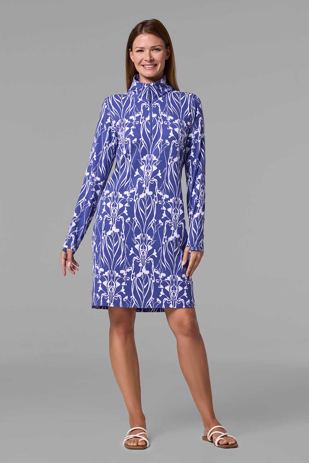 Women's Sarasota Quarter-Zip Dress | Future Dusk