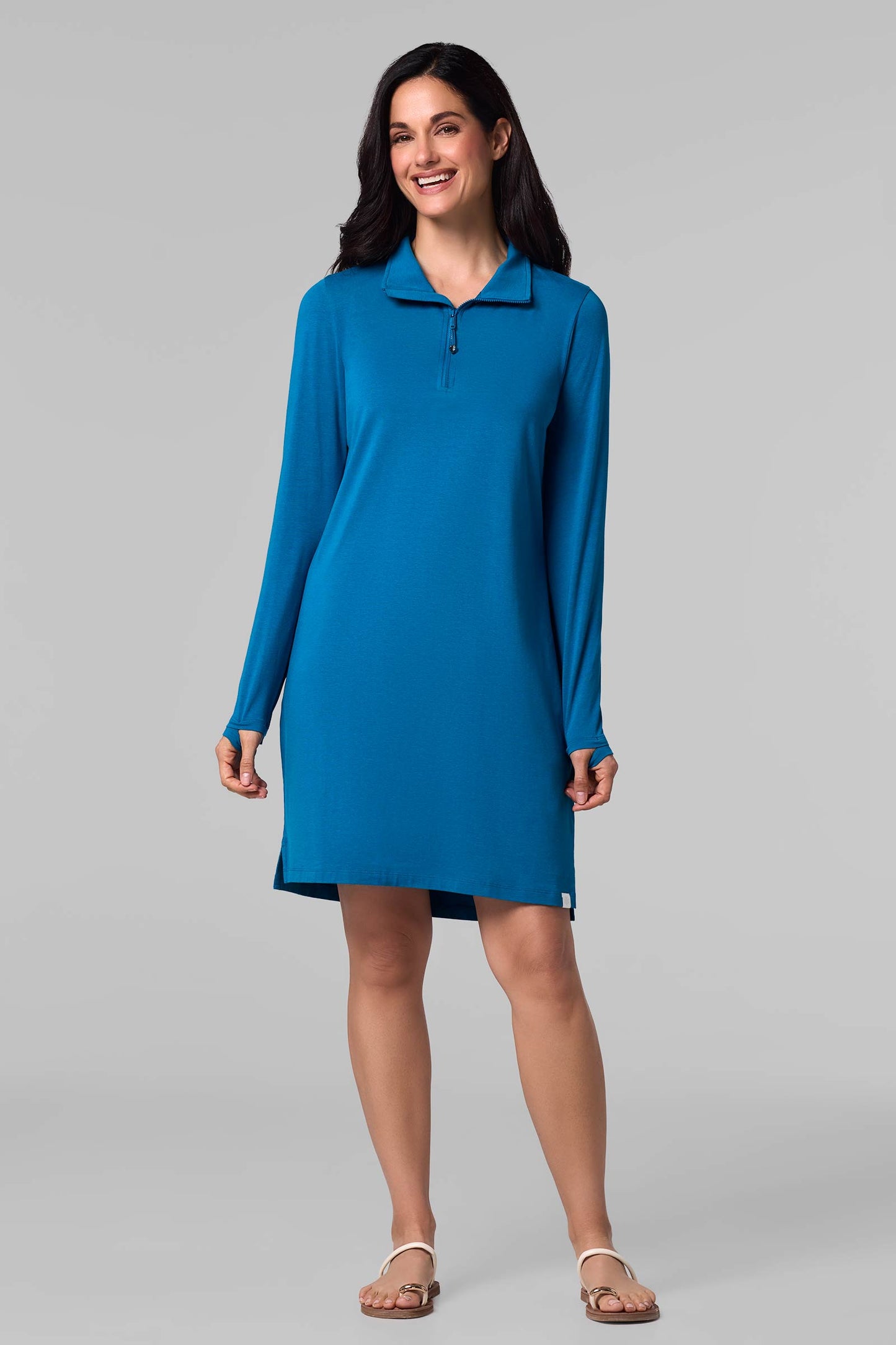 Women's Sarasota Quarter-Zip Dress | Bluejay