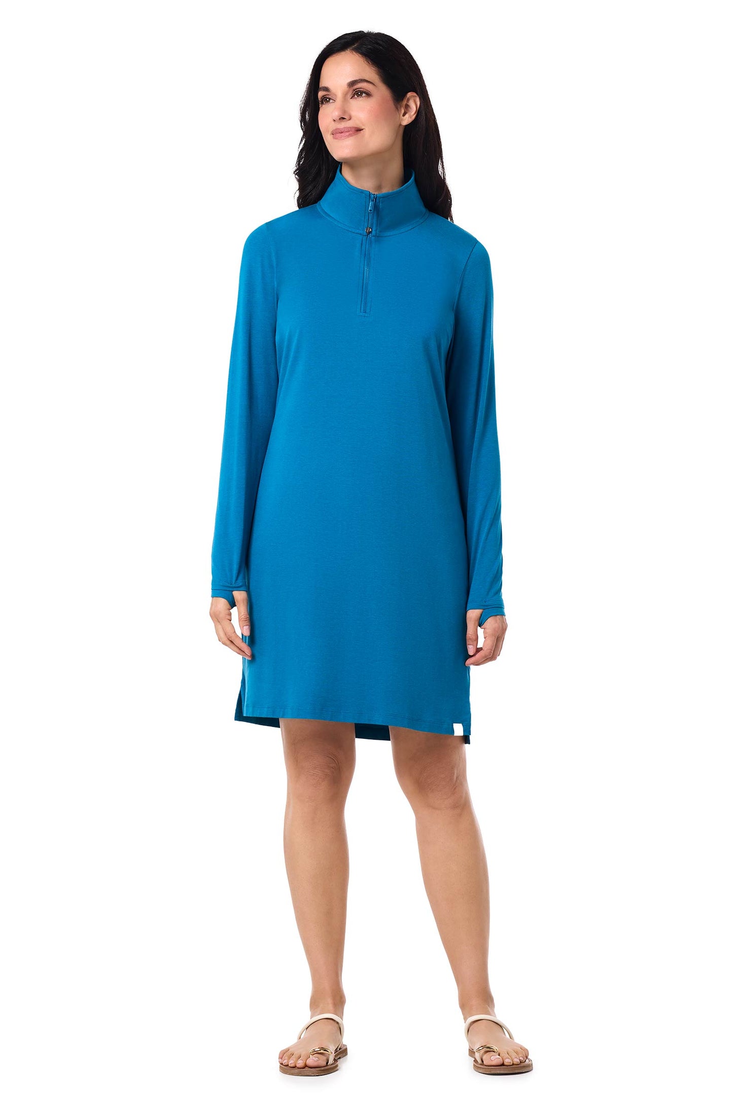 Women's Sarasota Quarter-Zip Dress | Bluejay
