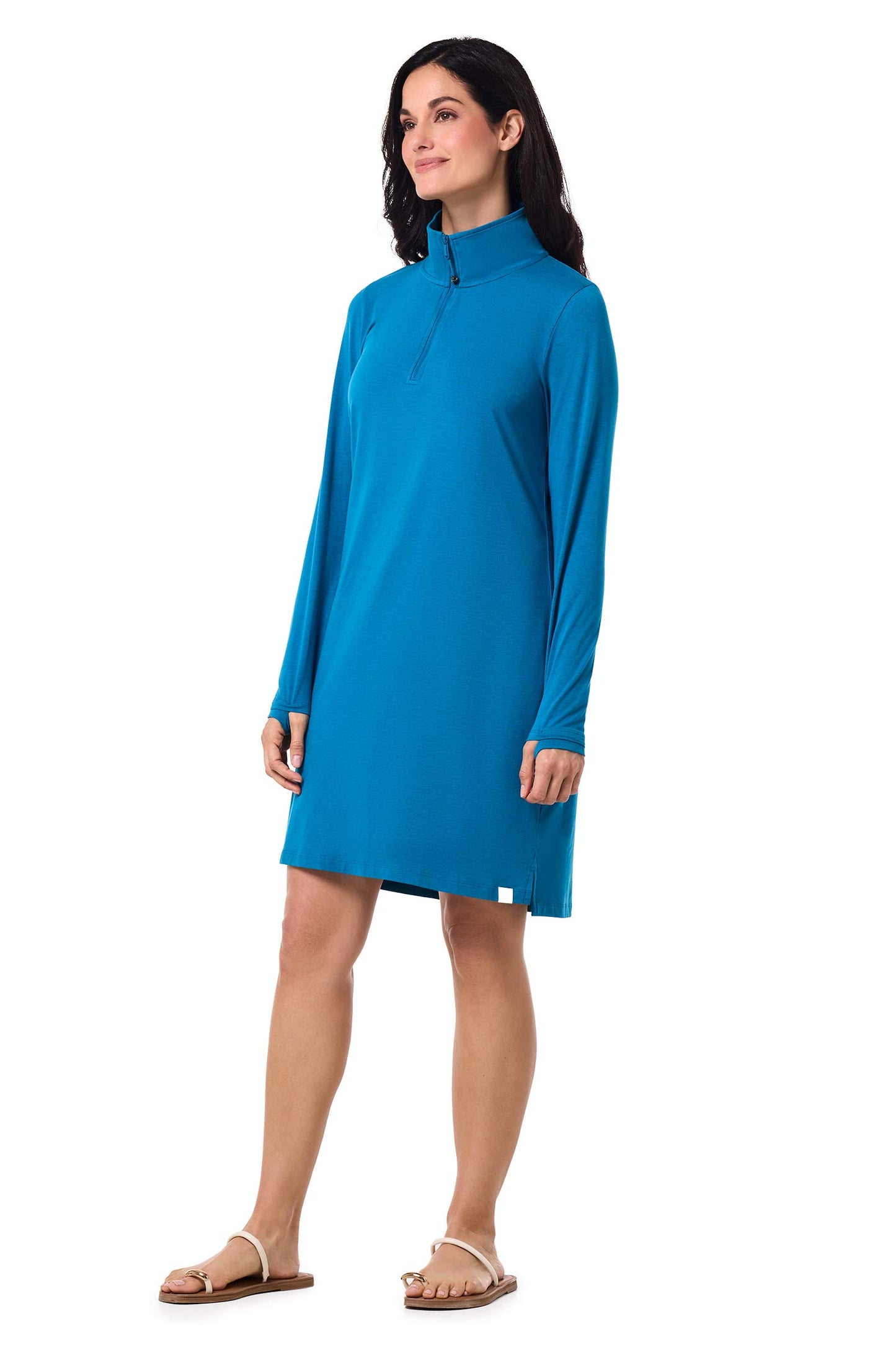 Women's Sarasota Quarter-Zip Dress | Bluejay