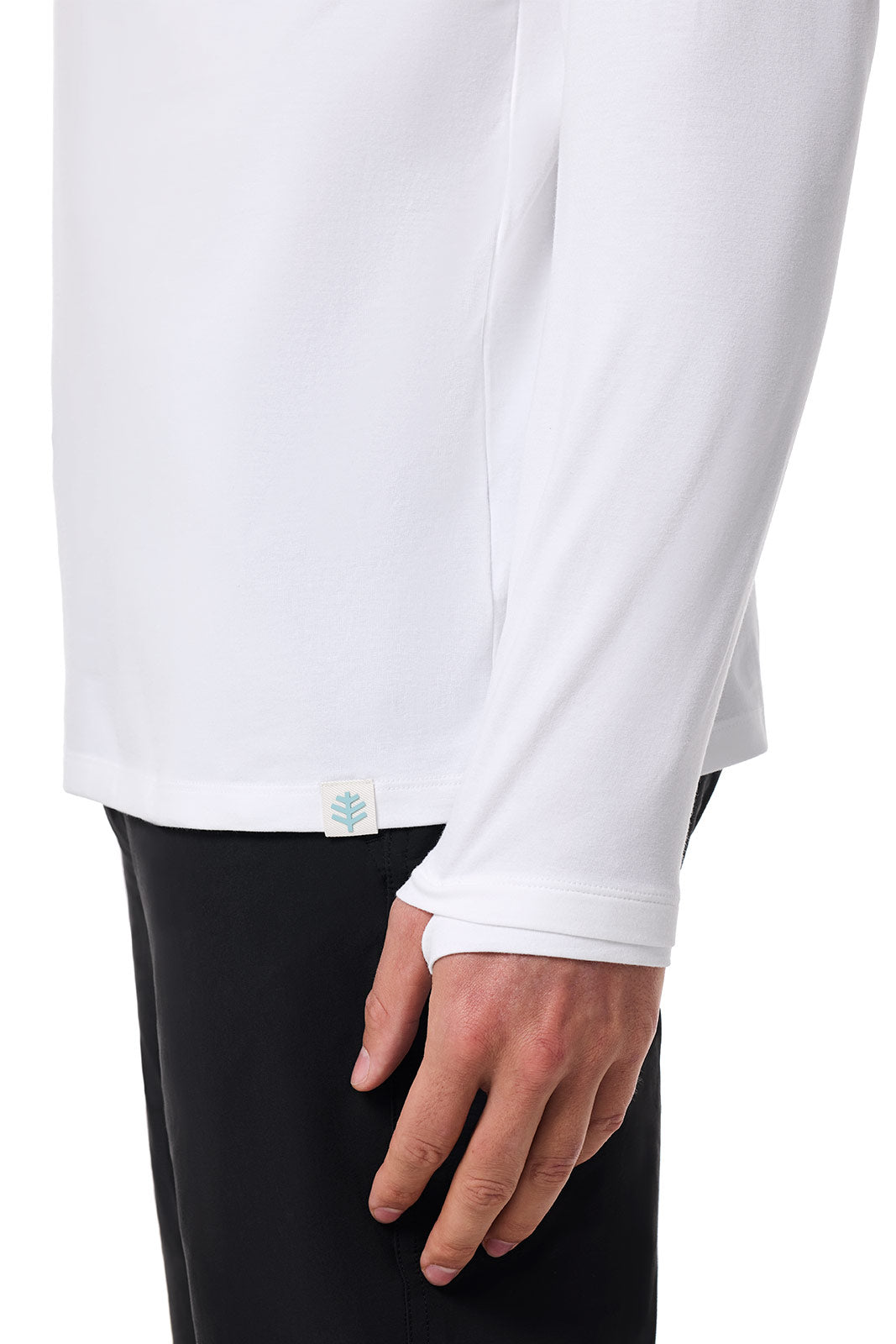 Men's Hallandale Long Sleeve Henley | White