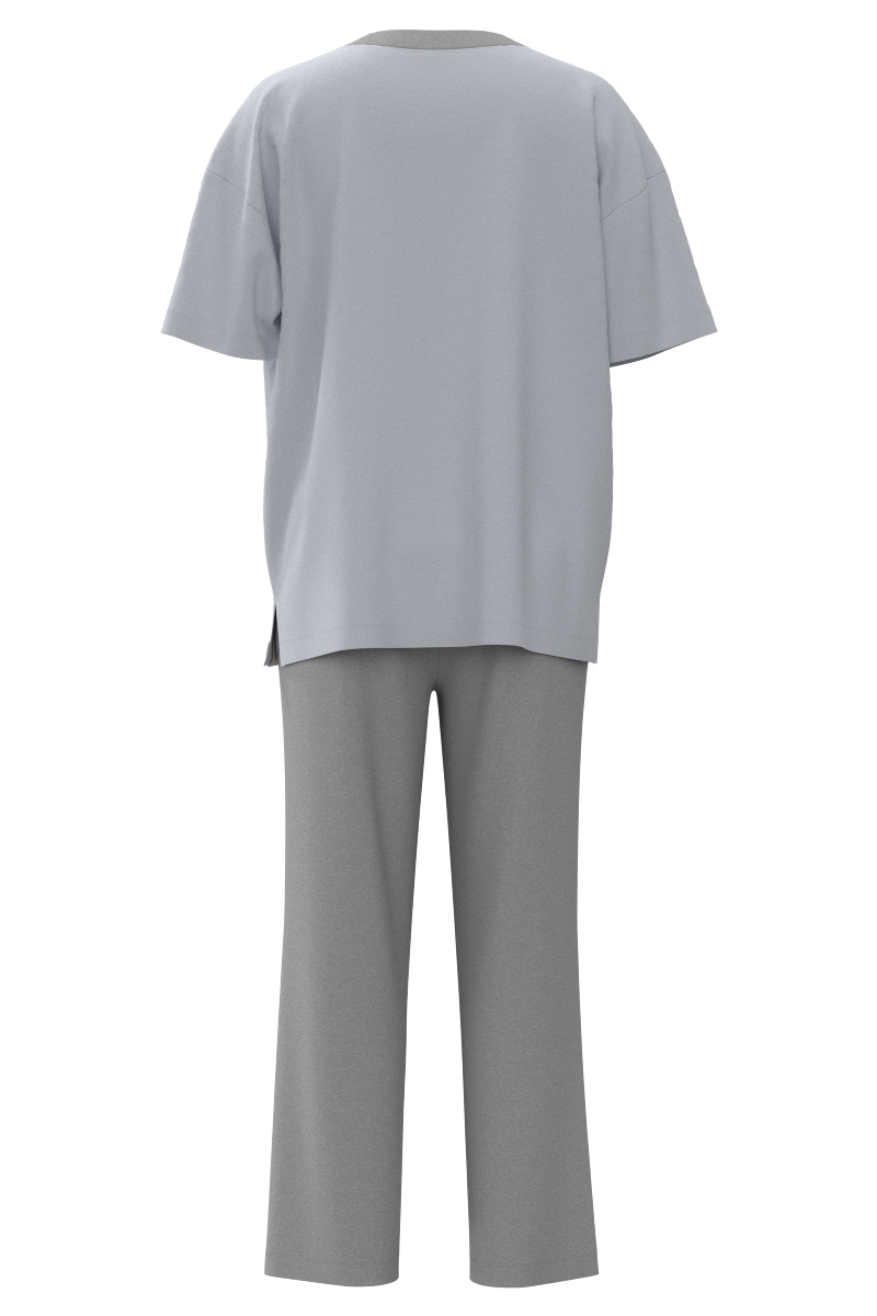 Kid's Mangrove T-Shirt and Pants Set | White Colorblock