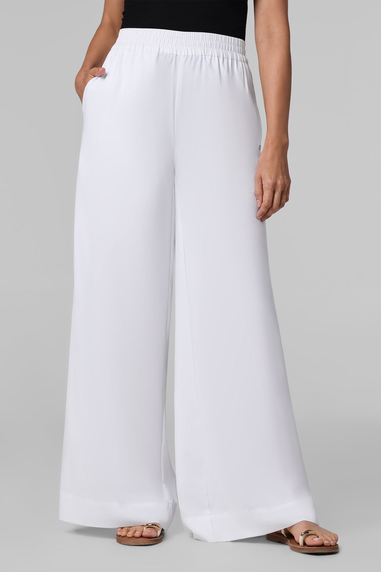 Women's Leros Wide Leg Pants | White
