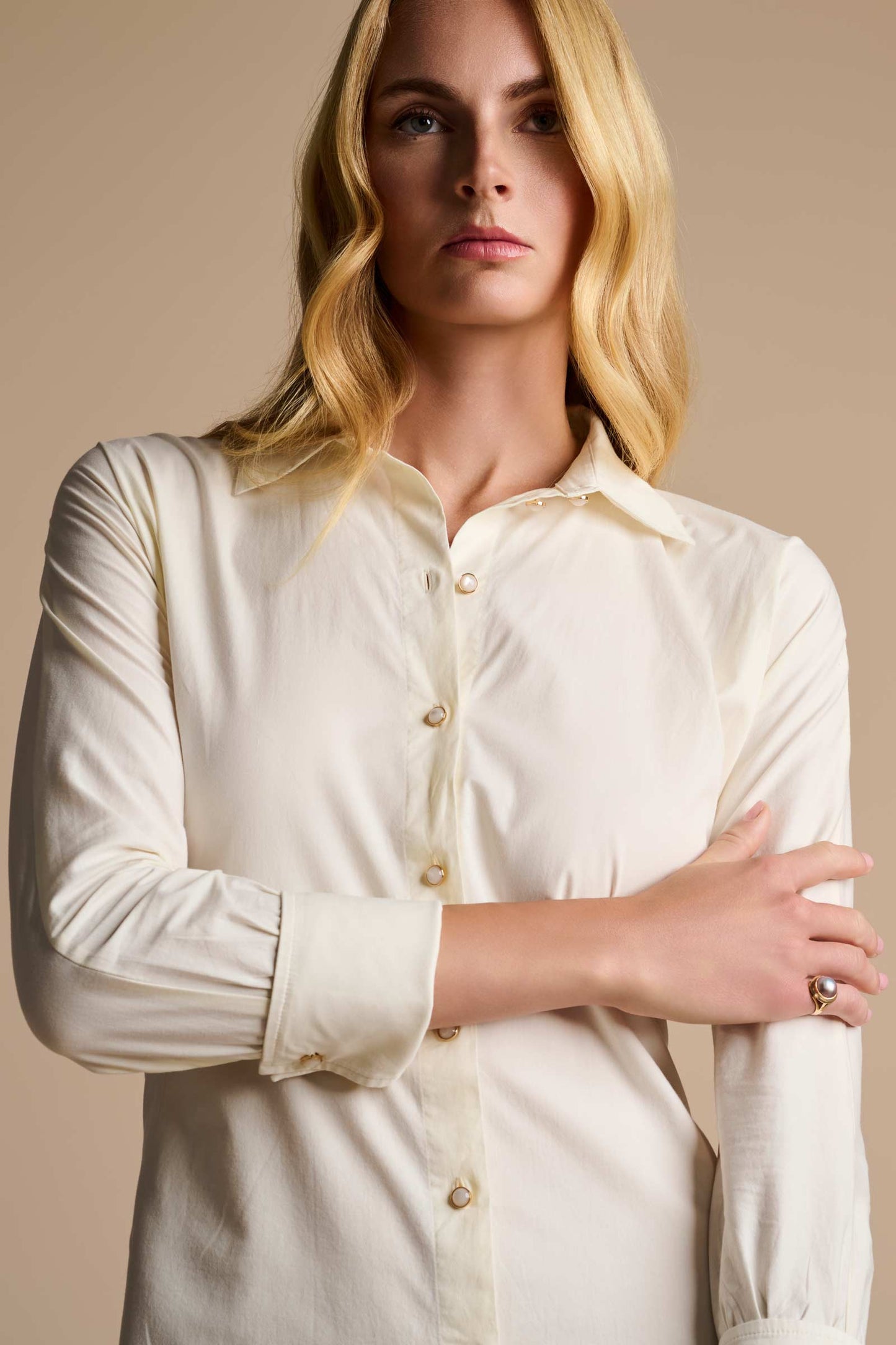 Women's Mott50 Captiva 2.0 Shirt Dress | Vanilla