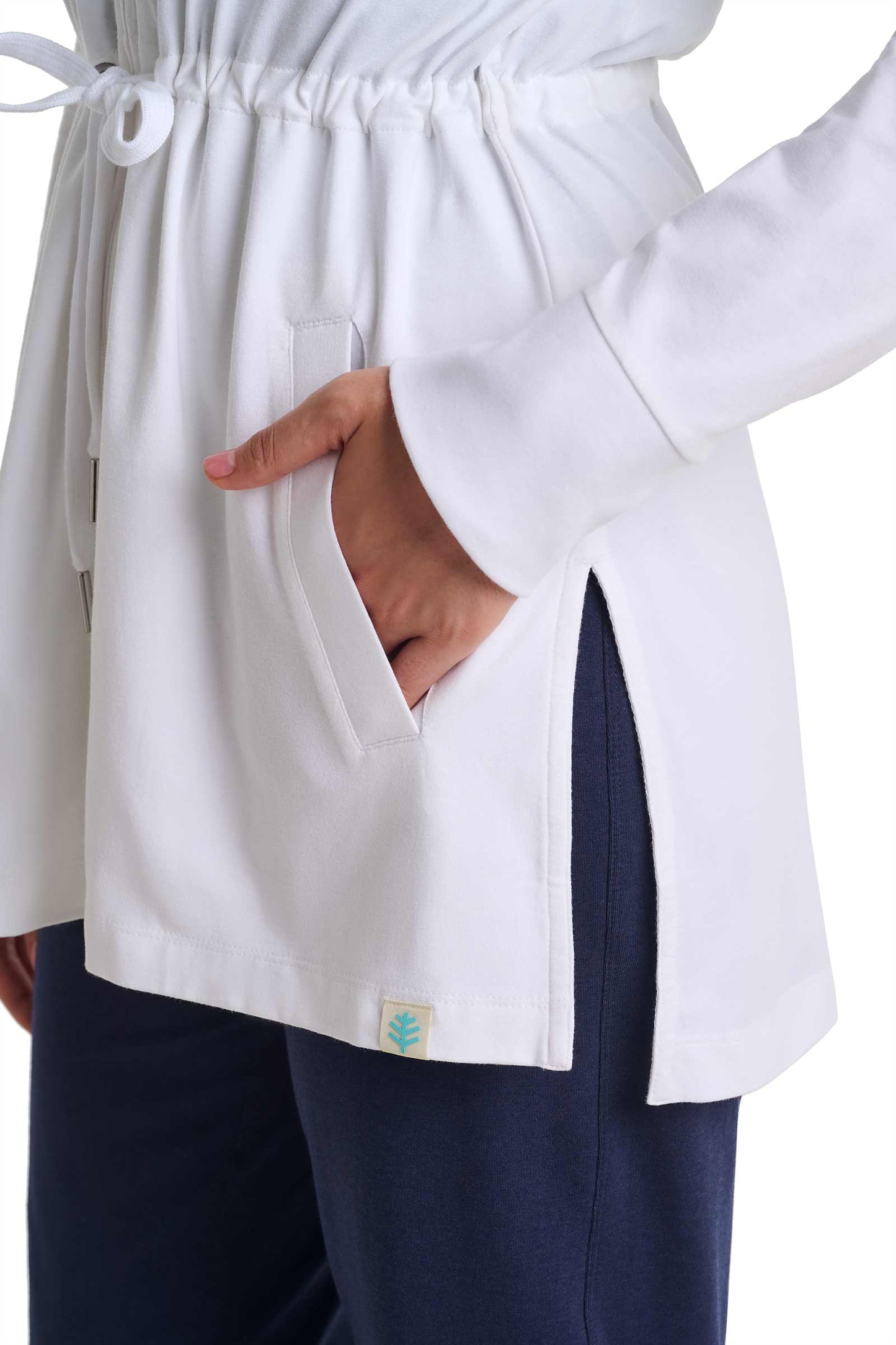 Women's Waterfront Hoodie | White