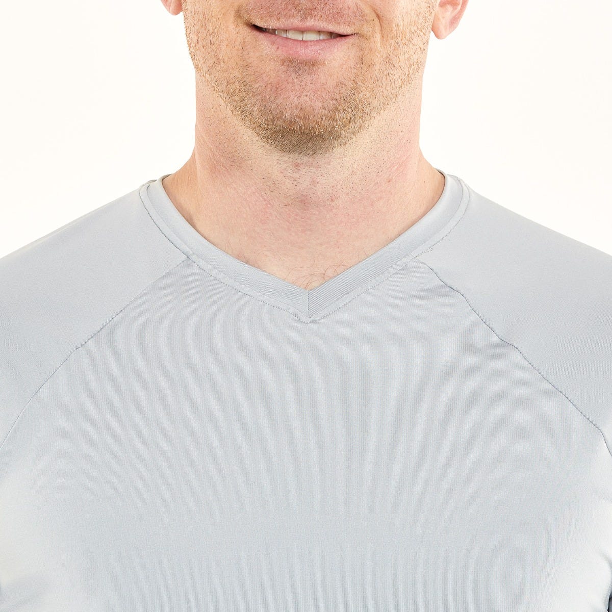 Men's Bosun V-Neck Long Sleeve T-Shirt | Slate Grey