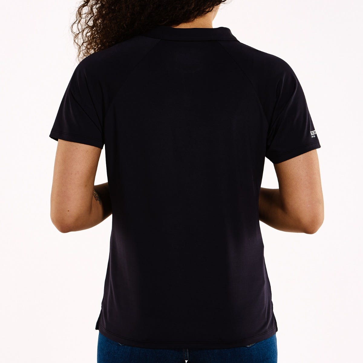 Womens Resort Short Sleeve Polo | Black