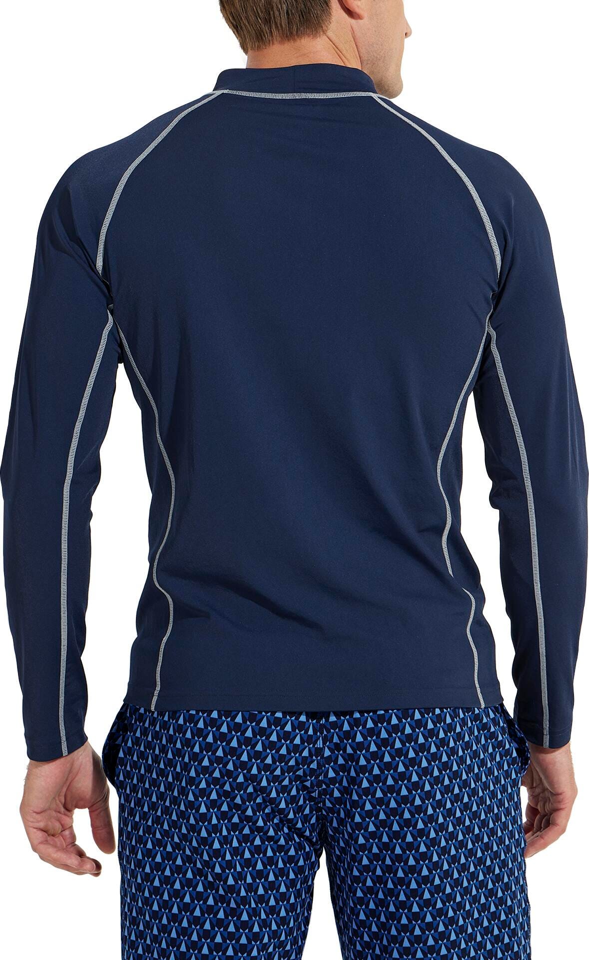Men's Tulum Long Sleeve Surf Rash Guard | Navy