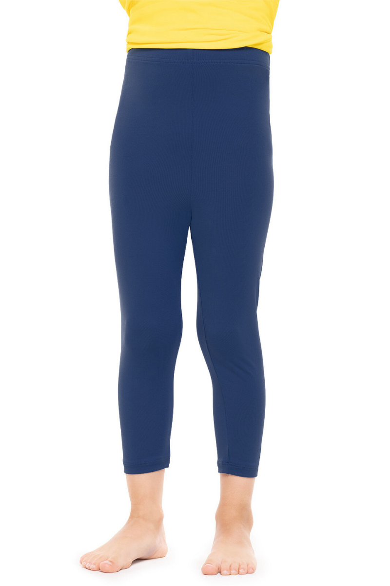 Kid's Wave Swim Tights | Navy