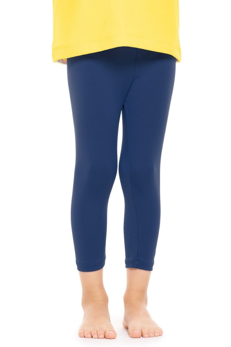 Kid's Wave Swim Tights | Navy