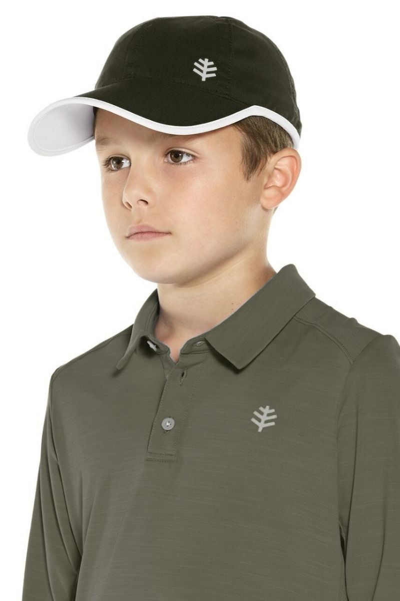 Kid's Lenny Sport Cap | Black/White