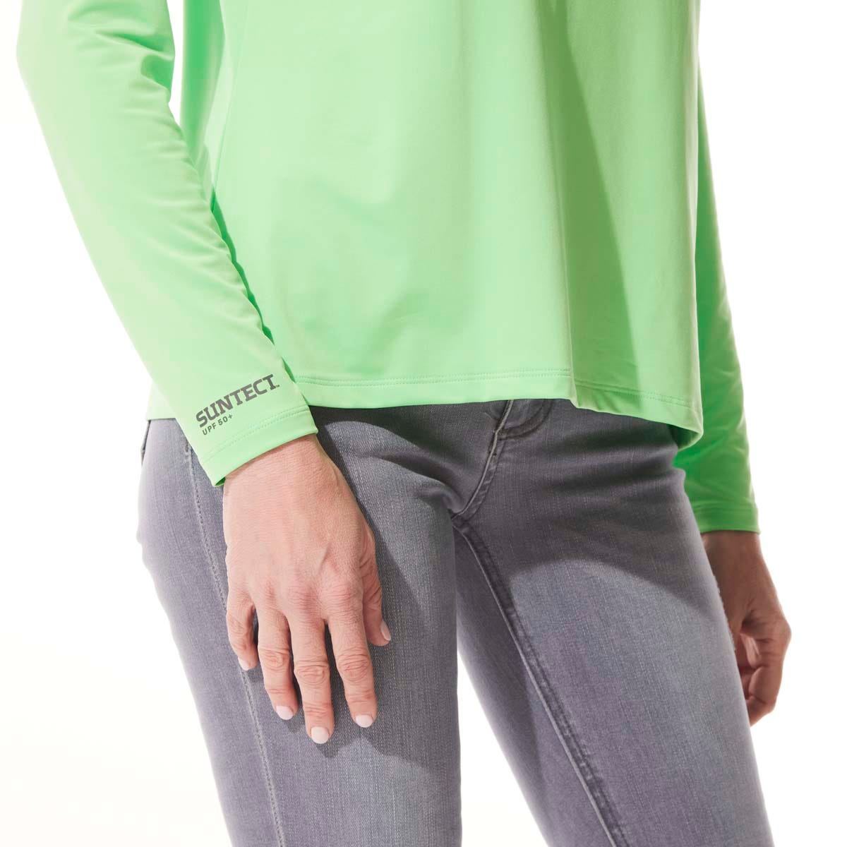 Women's Bosun V-Neck Long Sleeve T-Shirt | Turf Green