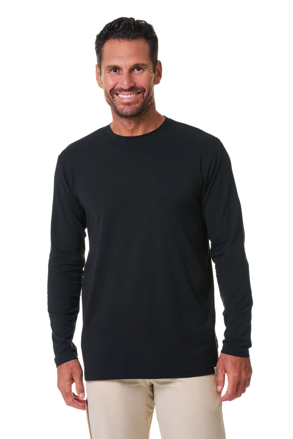 Men's Morada Everyday Long Sleeve T-Shirt | Black