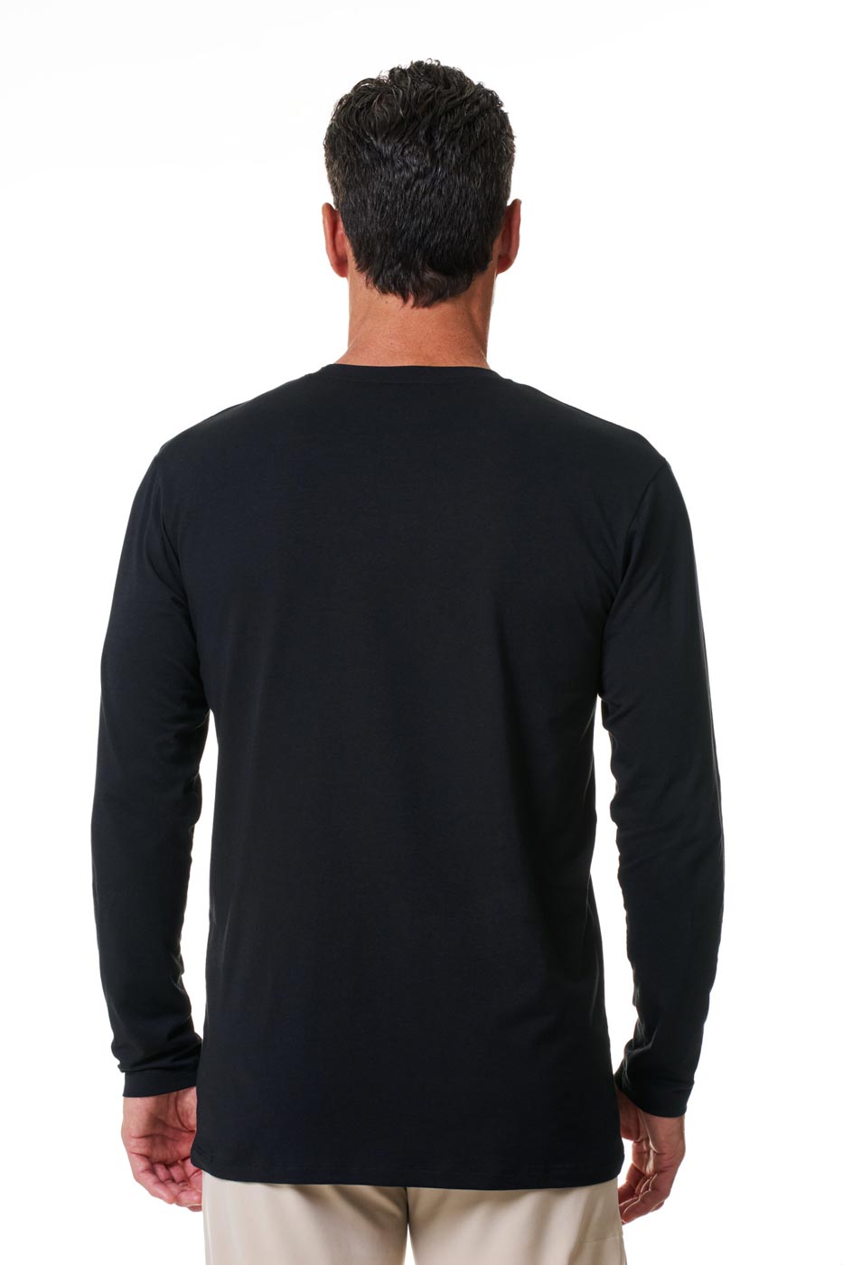 Men's Morada Everyday Long Sleeve T-Shirt | Black