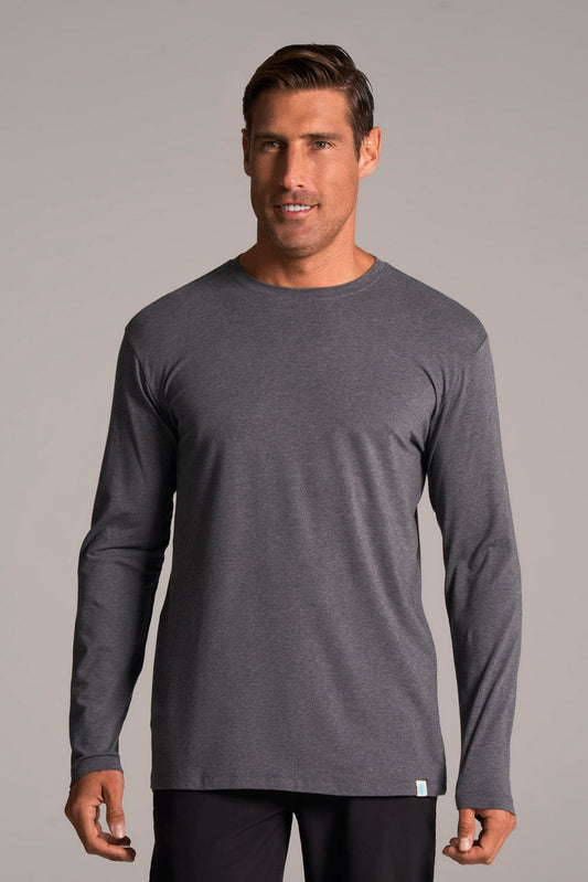 Men's Morada Everyday Long Sleeve T-Shirt | Charcoal