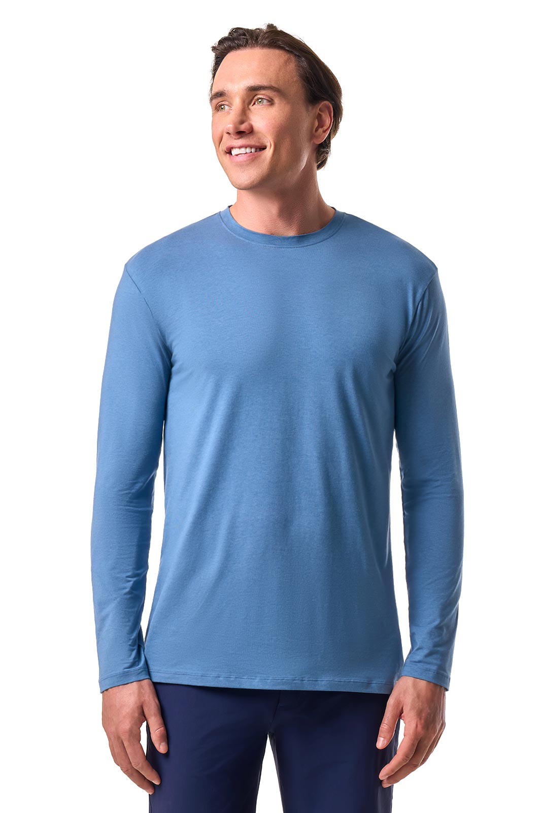 Men's Morada Everyday Long Sleeve T-Shirt | Blue Dusk