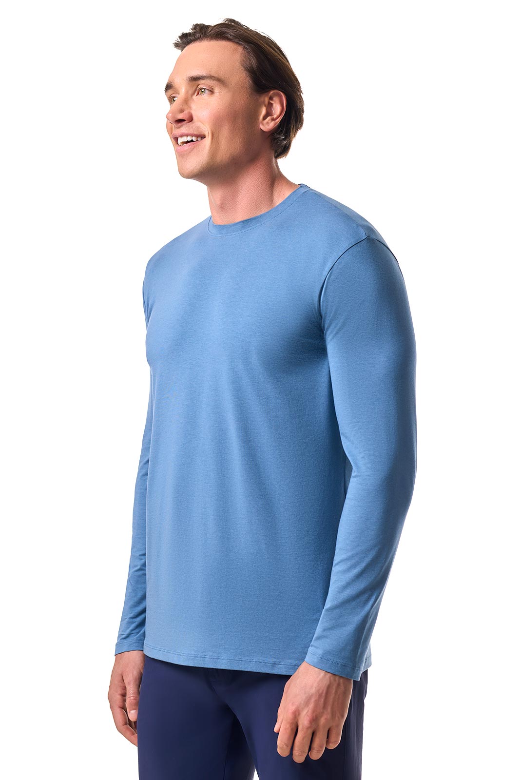 Men's Morada Everyday Long Sleeve T-Shirt | Blue Dusk