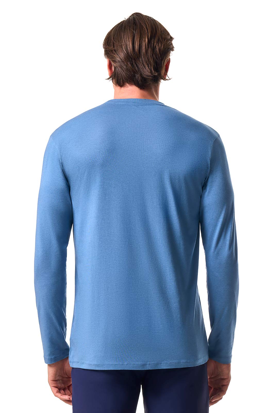 Men's Morada Everyday Long Sleeve T-Shirt | Blue Dusk
