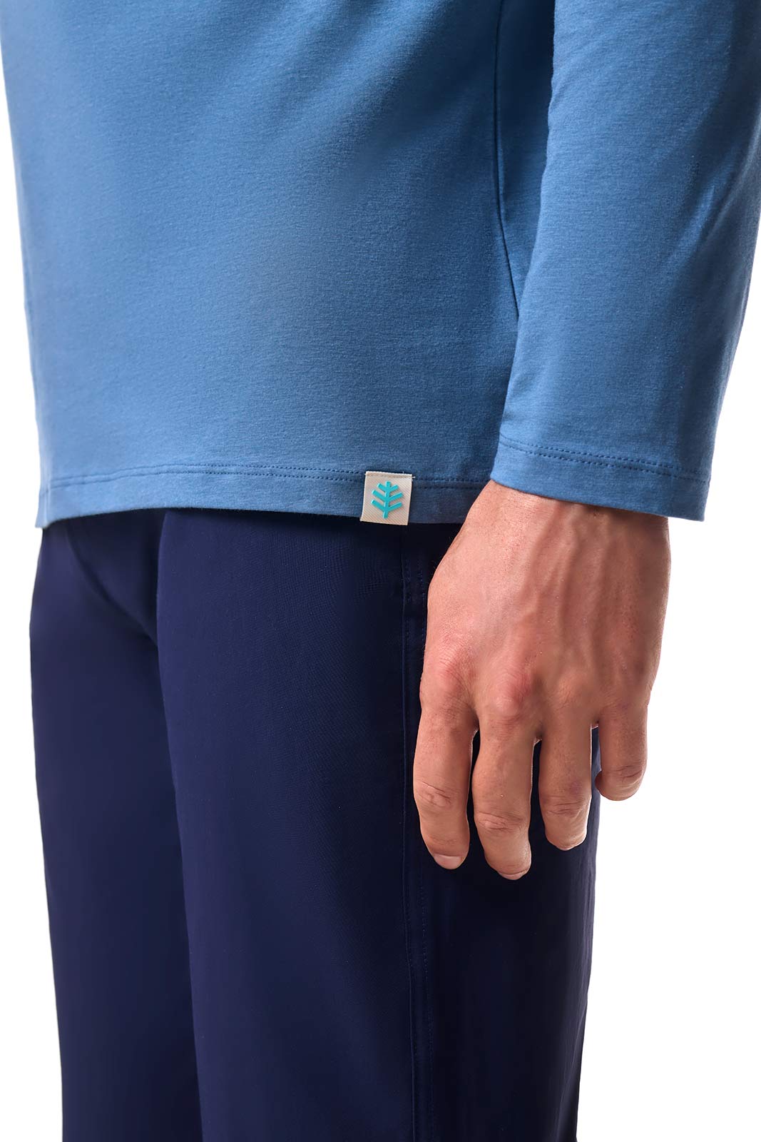 Men's Morada Everyday Long Sleeve T-Shirt | Blue Dusk