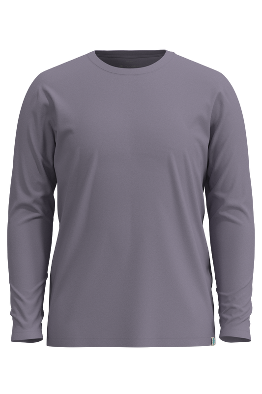 Men's Morada Everyday Long Sleeve T-Shirt | Lavender Grey