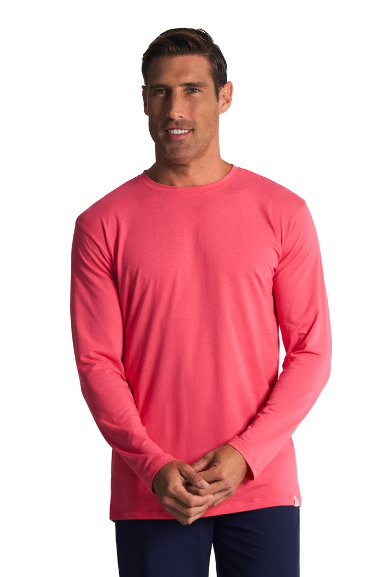 Men's Morada Everyday Long Sleeve T-Shirt | Sunkist Coral