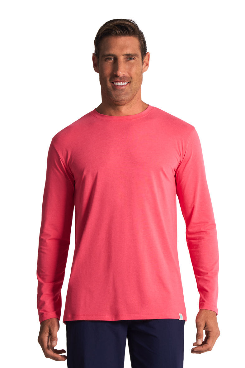Men's Morada Everyday Long Sleeve T-Shirt | Sunkist Coral