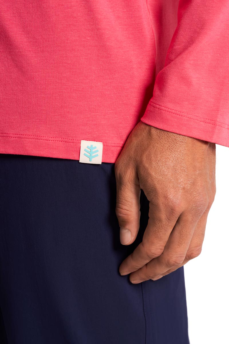 Men's Morada Everyday Long Sleeve T-Shirt | Sunkist Coral