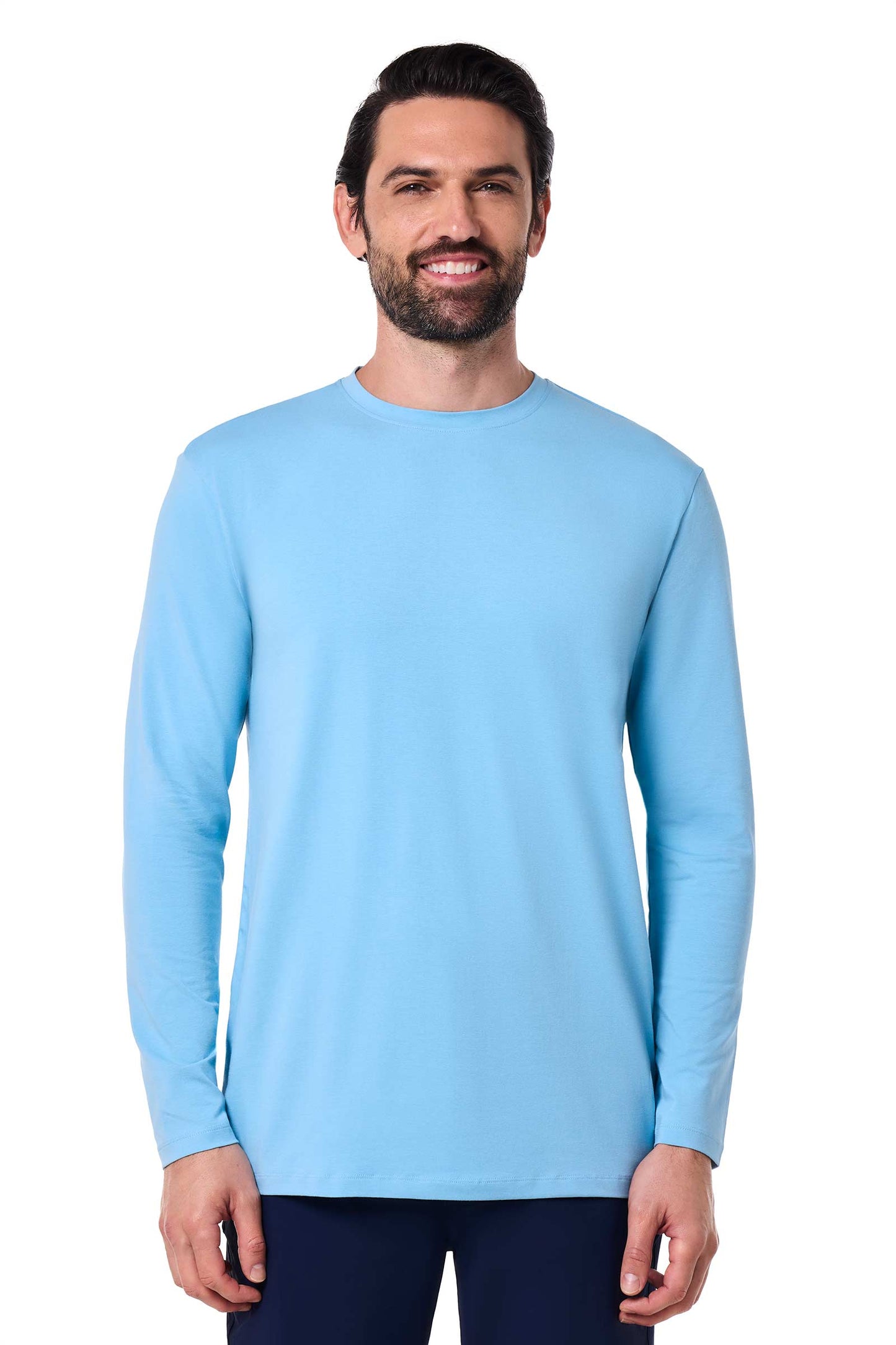 Men's Morada Everyday Long Sleeve T-Shirt | Arctic Blue