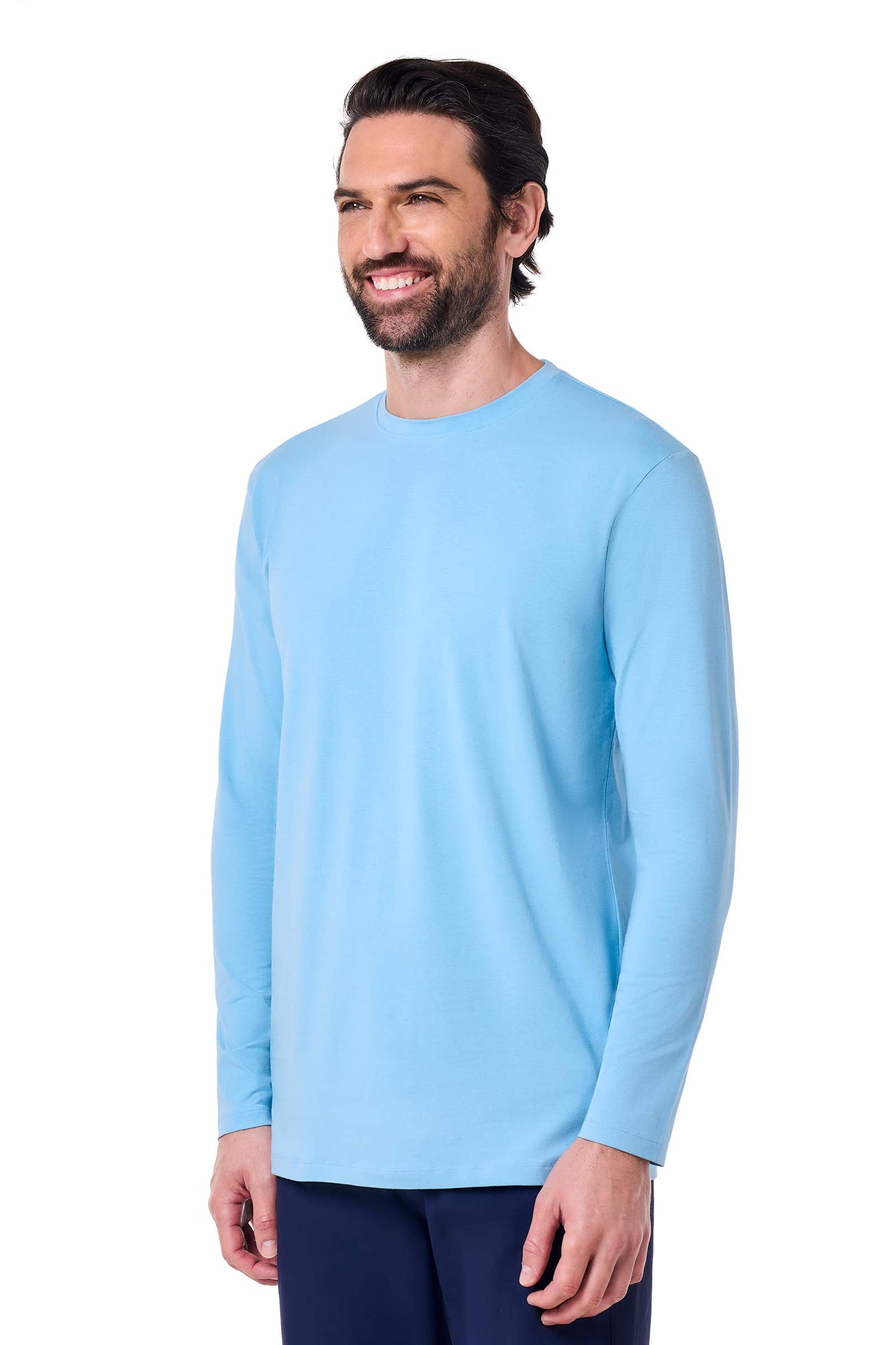 Men's Morada Everyday Long Sleeve T-Shirt | Arctic Blue