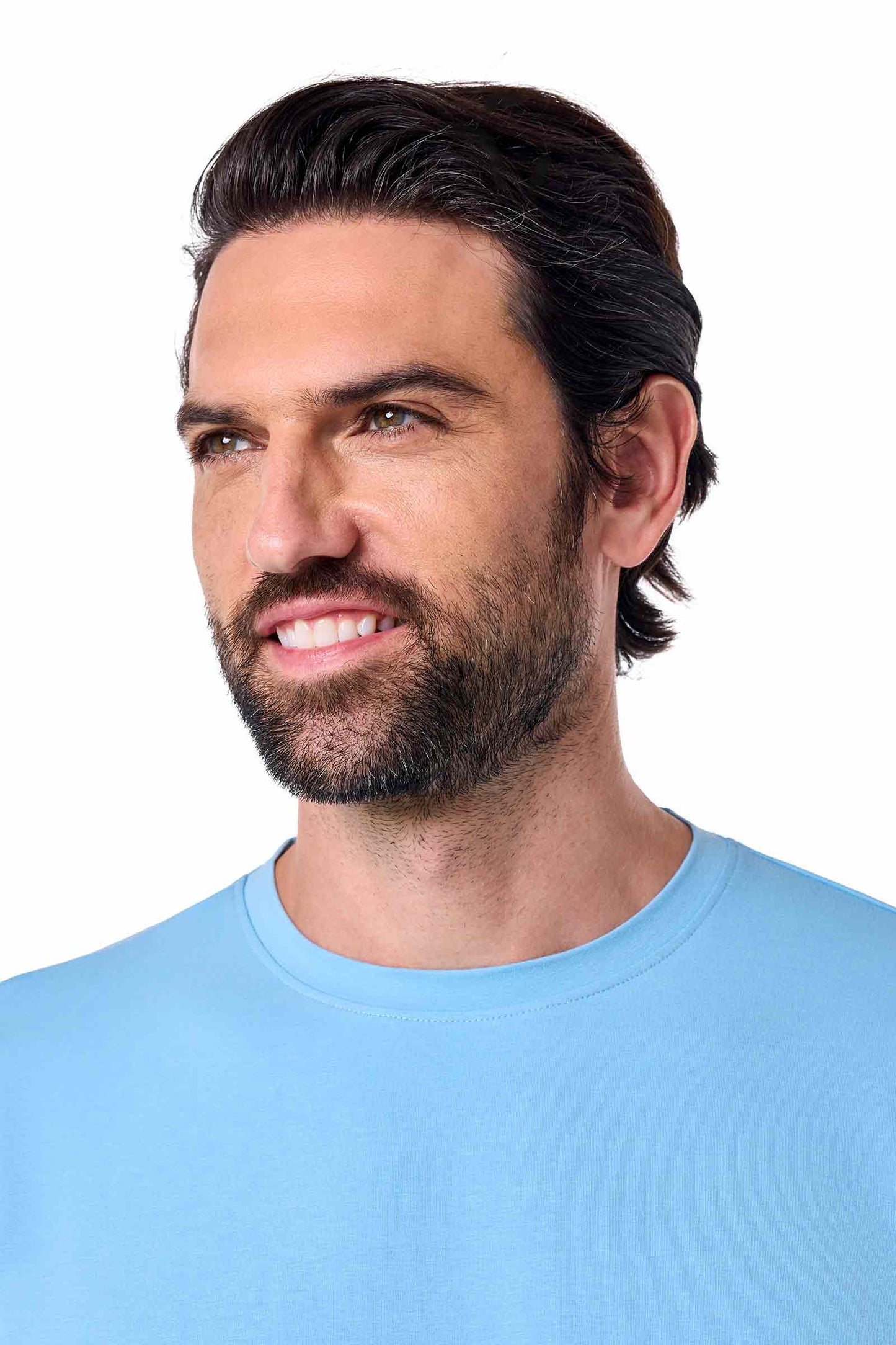 Men's Morada Everyday Long Sleeve T-Shirt | Arctic Blue