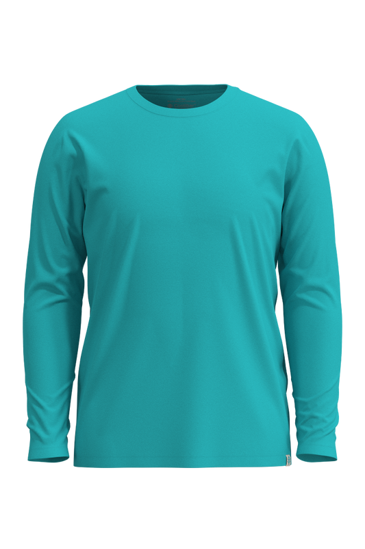 Men's Morada Everyday Long Sleeve T-Shirt | Coolibar Blue