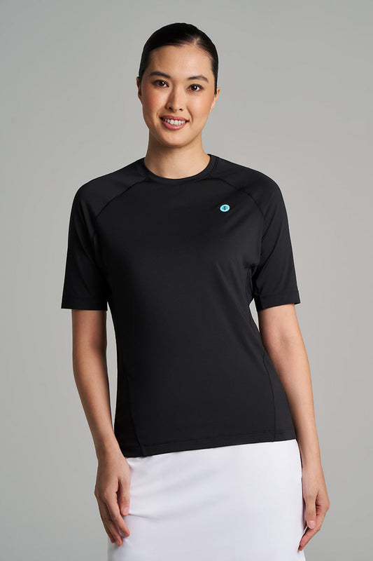 Women's Devi Short Sleeve Fitness T-Shirt | Black