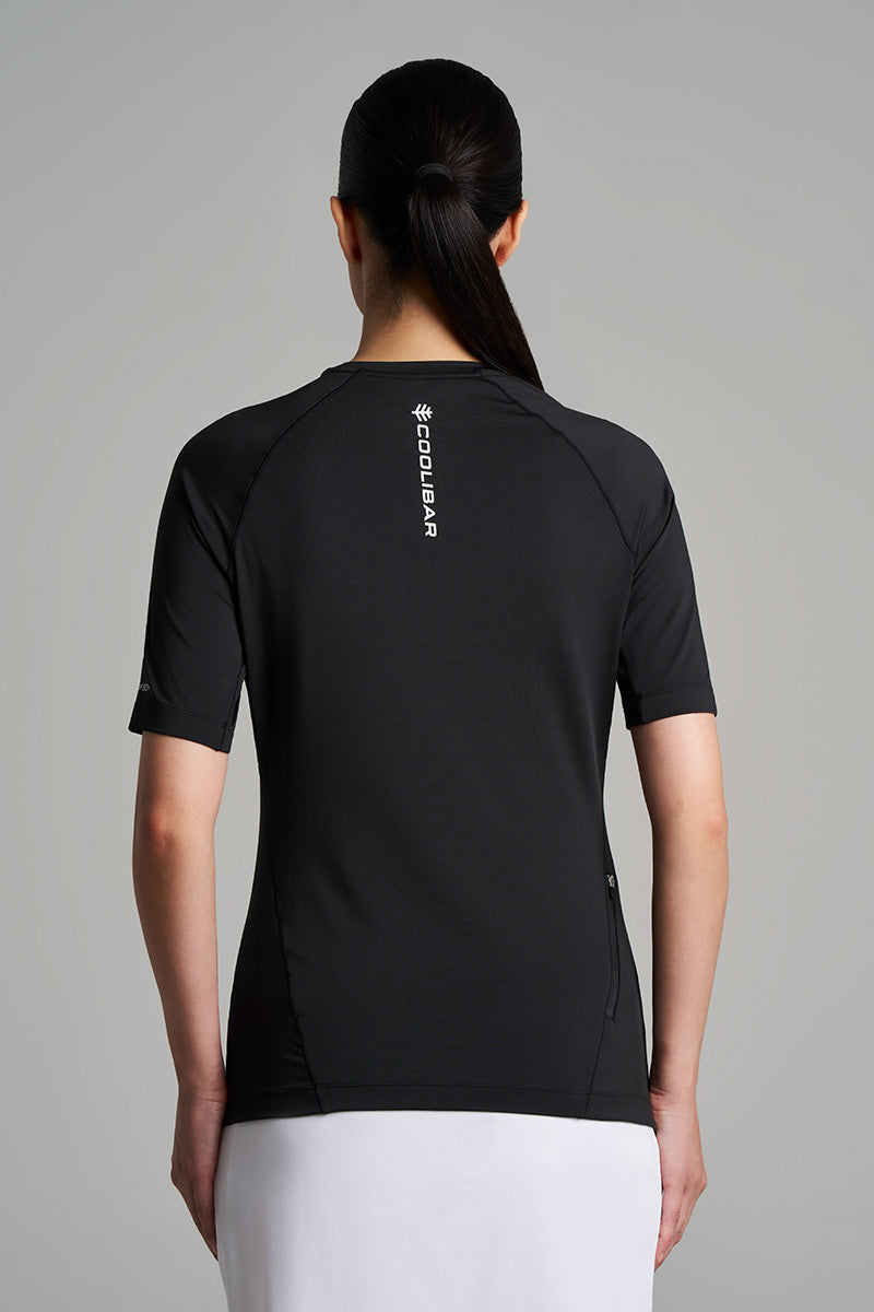 Women's Devi Short Sleeve Fitness T-Shirt | Black