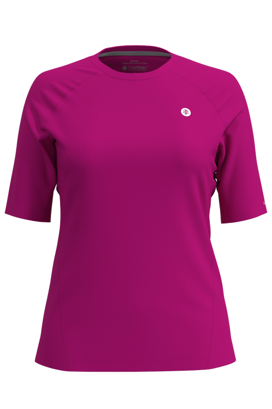 Women's Devi Short Sleeve Fitness T-Shirt | Fuchsia