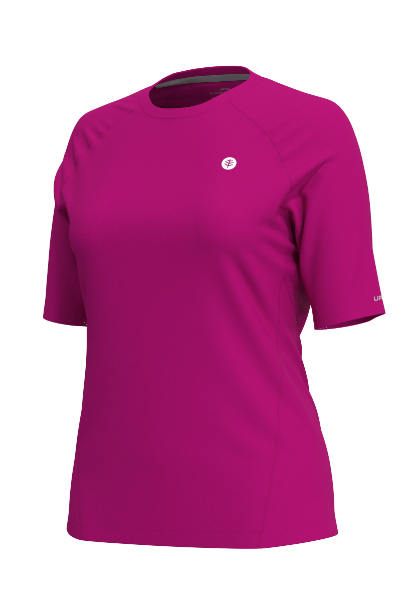 Women's Devi Short Sleeve Fitness T-Shirt | Fuchsia