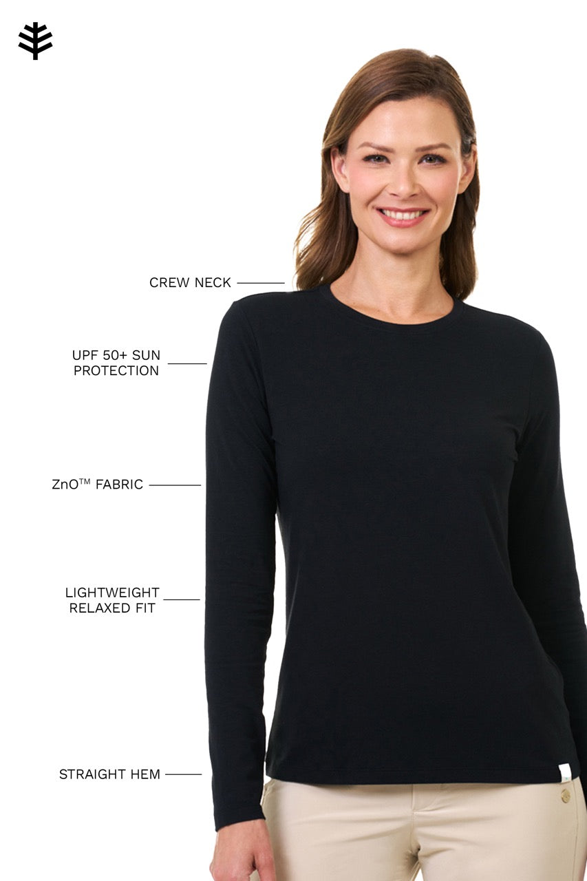 Women's Morada Everyday Long Sleeve T-Shirt | Black