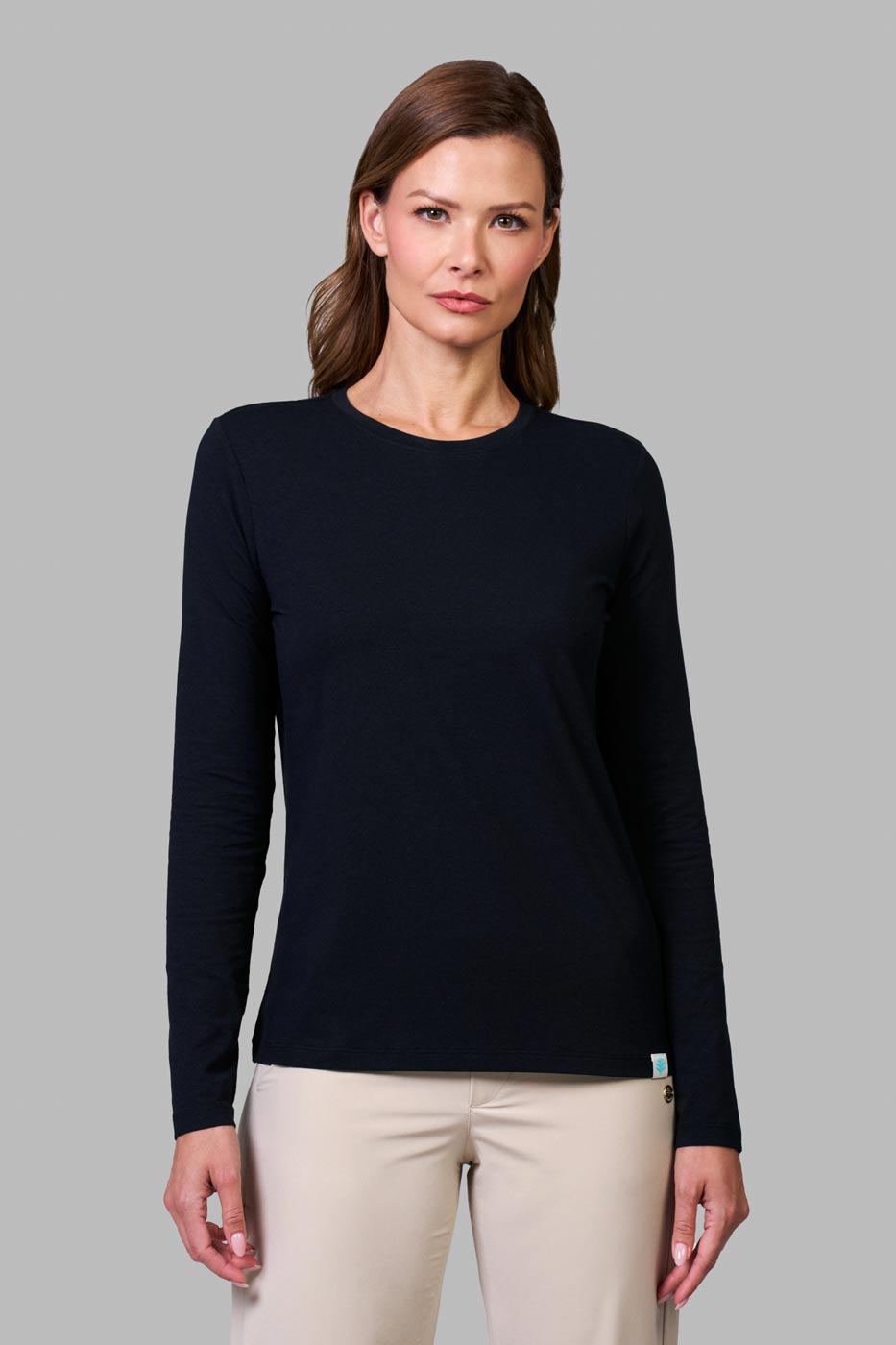 Women's Morada Everyday Long Sleeve T-Shirt | Black