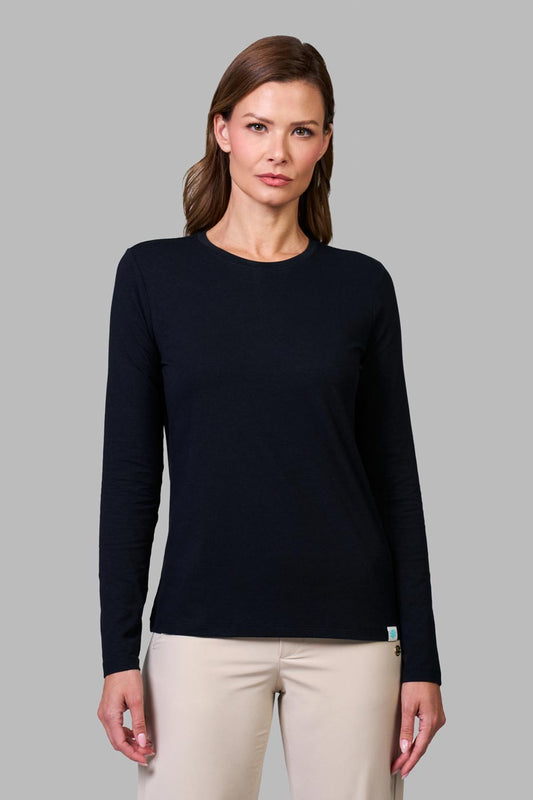 Women's Morada Everyday Long Sleeve T-Shirt | Black